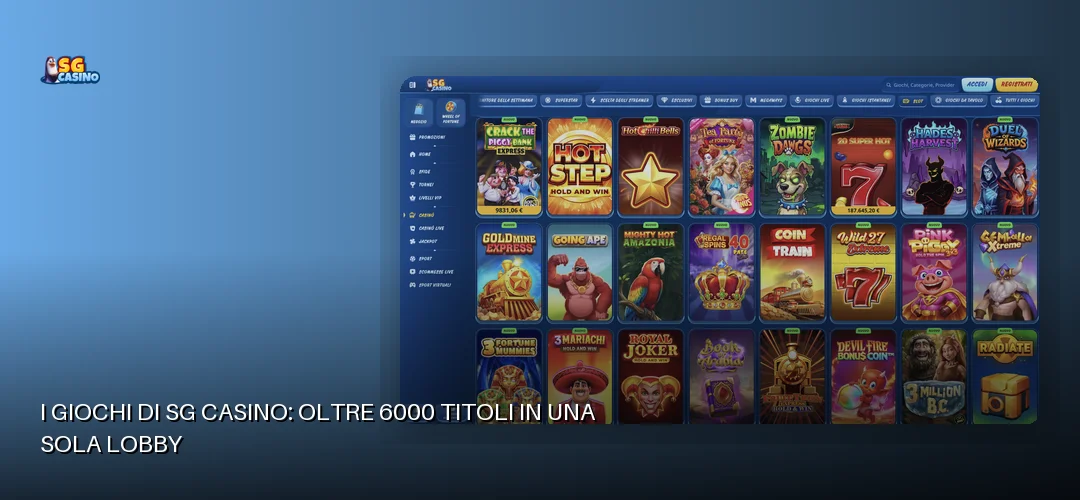 SG Casino promotional banner