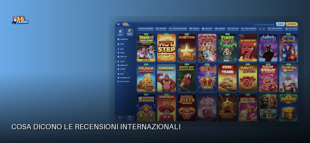 SG Casino promotional banner